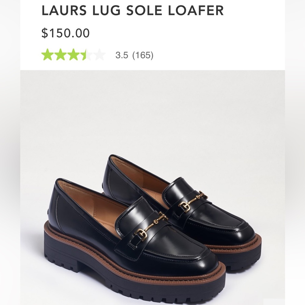 Sam Edelman Black Loafers